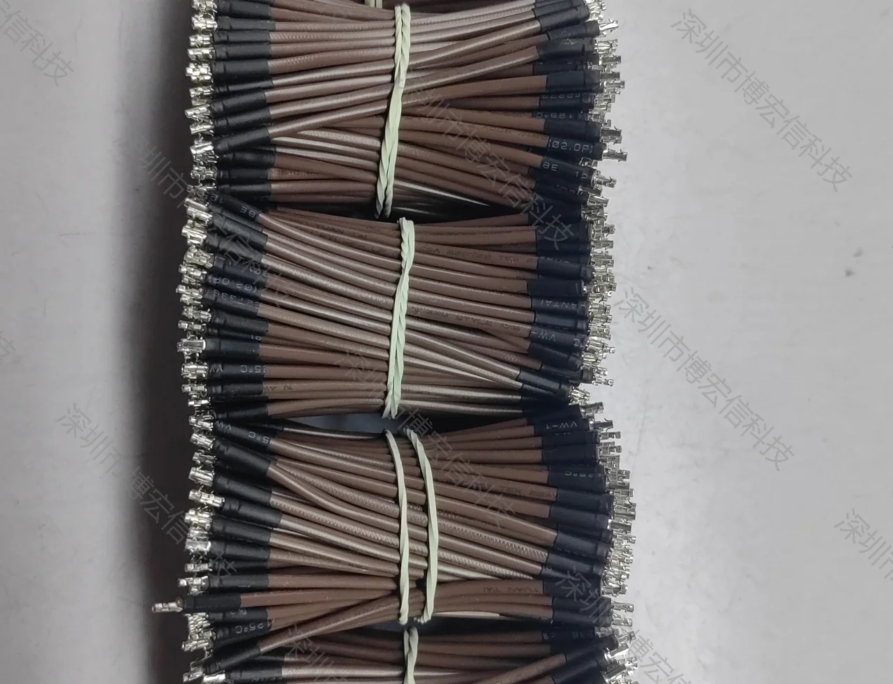 棕黑双色双头沾锡线